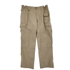 5.11 Tactical Cargo Pants sz 16 Womens Ripstop Khaki TDU 34x31 Utility Military